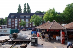 Aufbau Kirmes Oberhausen 2007