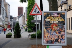 Aufbau Kirmes Oberhausen 2007