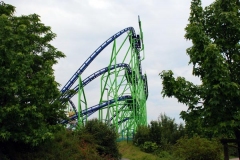 Aufbau Kirmes Oberhausen 2007