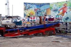 Aufbau Kirmes Oberhausen 2007