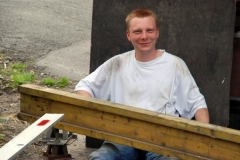 Aufbau Kirmes Oberhausen 2007