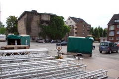 Aufbau Kirmes Oberhausen 2007